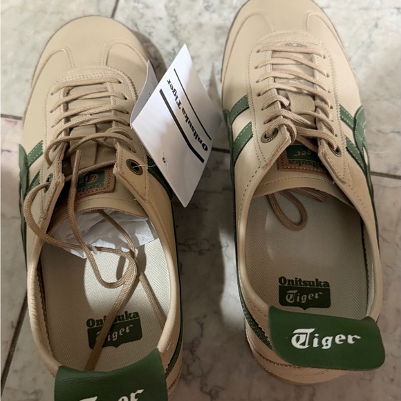 Onitsuka Tiger by Asics Women’s Tan and Green Sneakers - Picture 3 of 5